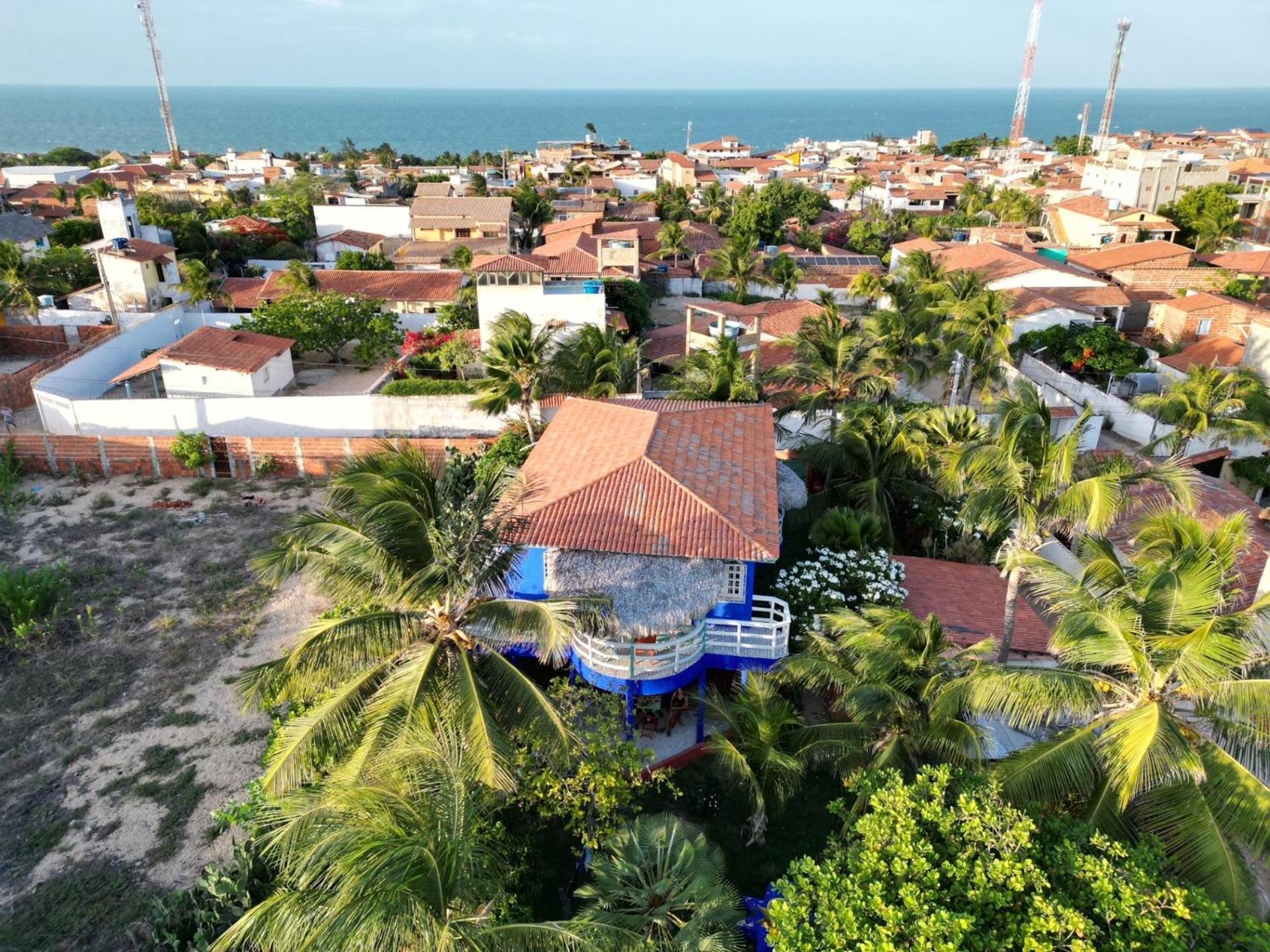 Charming Blue House With Kitchen Parking And Garden Villa Canoa Quebrada Ngoại thất bức ảnh
